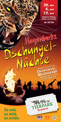 do-miX der Zauberer und Bauchredner in Hagenbeck′s Tierpark in Hamburg.
